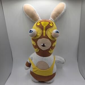 Rayman Raving Rabbids Super Hero Plush Loco Libre McFarlane Ubisoft 9" - Rare